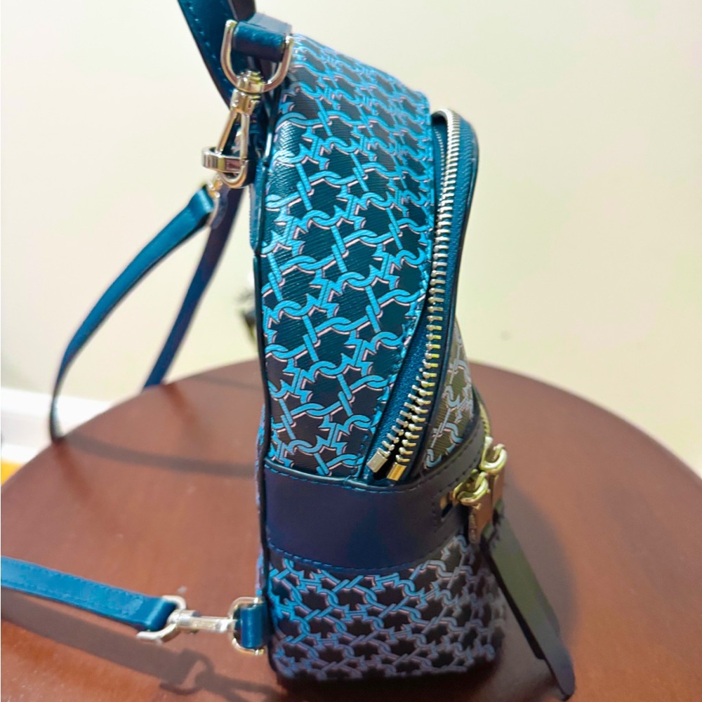 Kate Spade Mini Blue Pattern Backpack - Picture 5 of 7